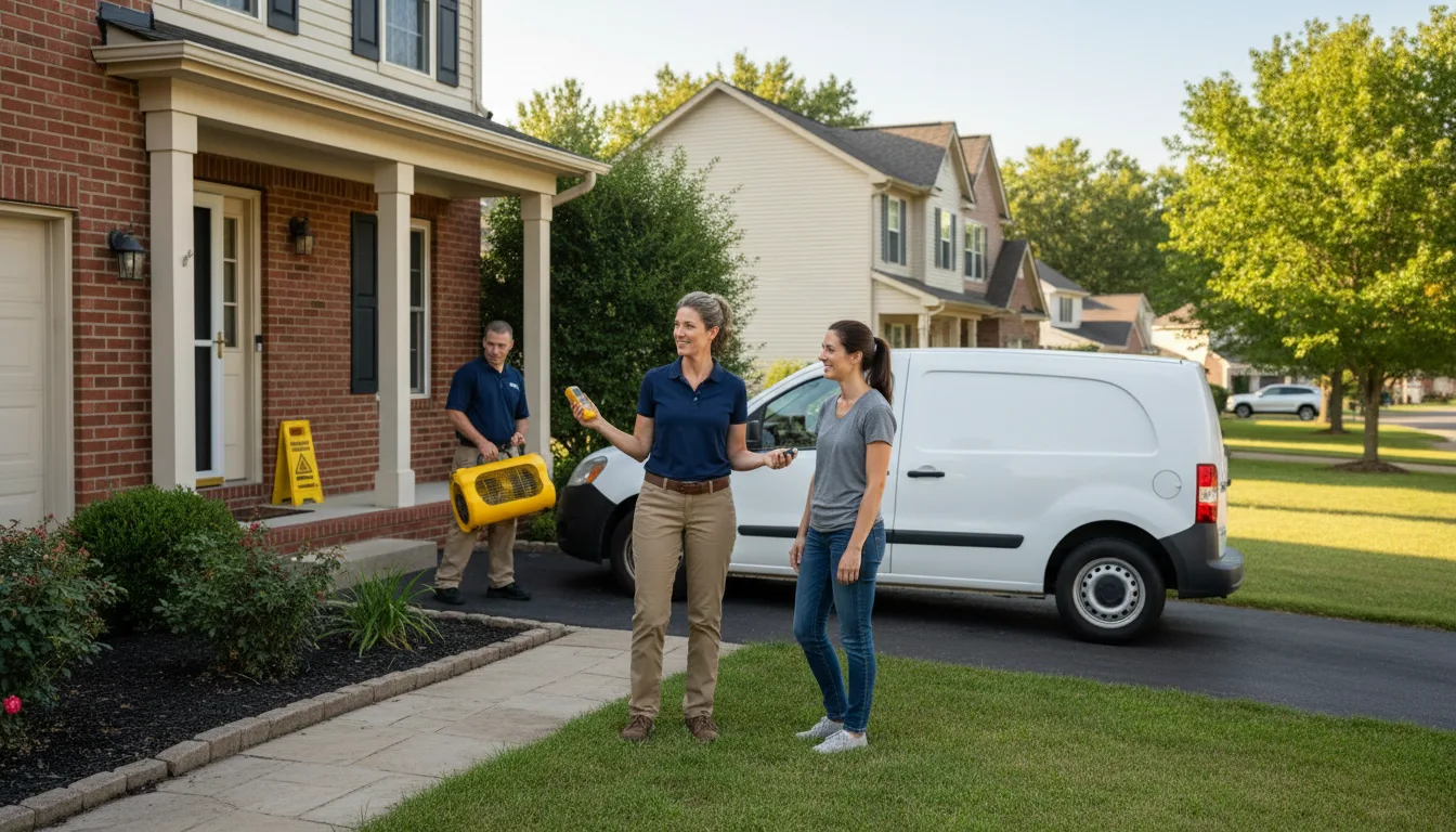 Residential water damage restoration in Rupert, ID